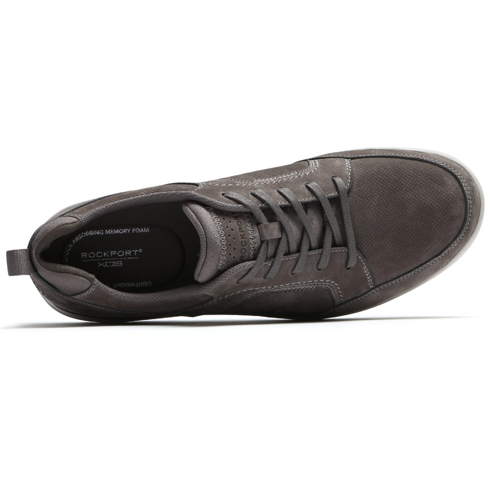 Rockport Mens Sneakers Dark Grey - City Edge Lace-Up - UK 289-TNJHWA